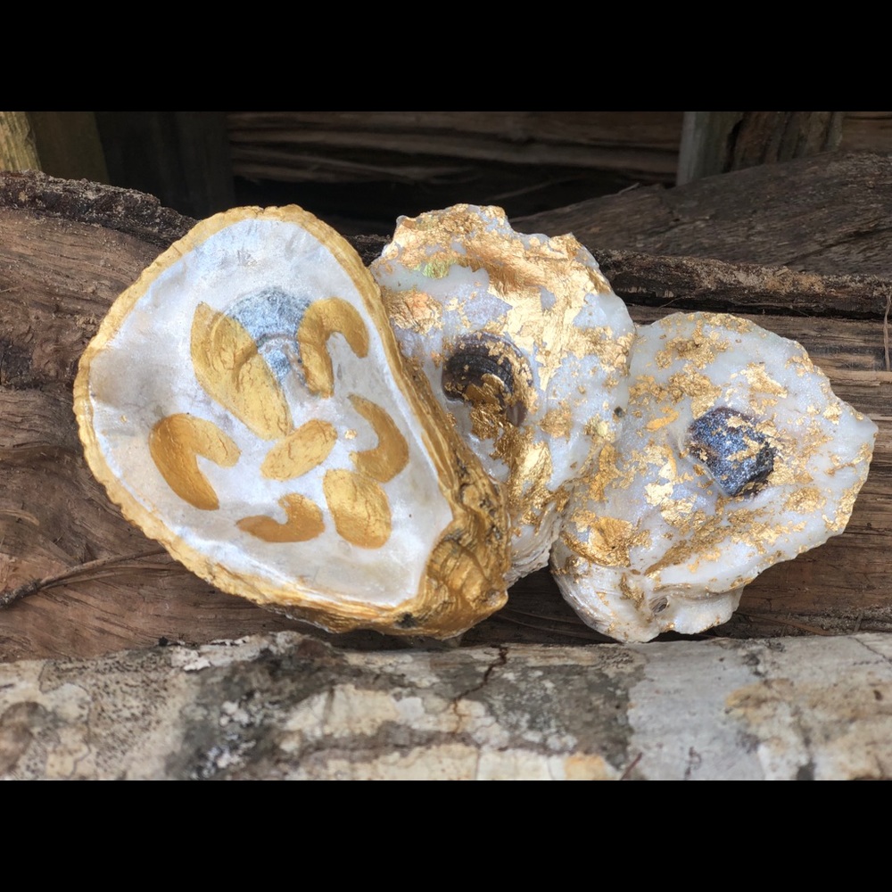 Oyster Shell Trinket Dish - Picture 4 of 4
